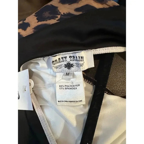 Crazy Train Leopard Swimsuit NWT Medium - Picture 4 of 5